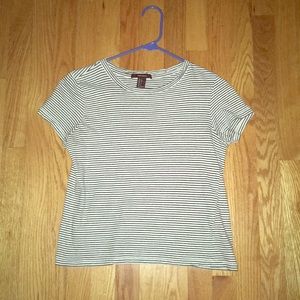 Black and White Striped T-shirt